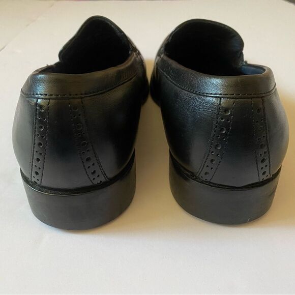 Johnston & Murphy Men’s Black Leather Loafers | Size 9M main image 8